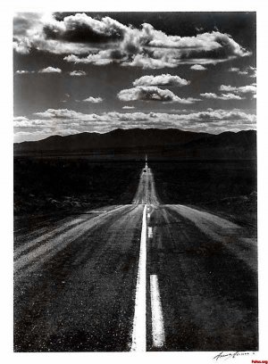 ansel_adams_road_nevada_desert_1960