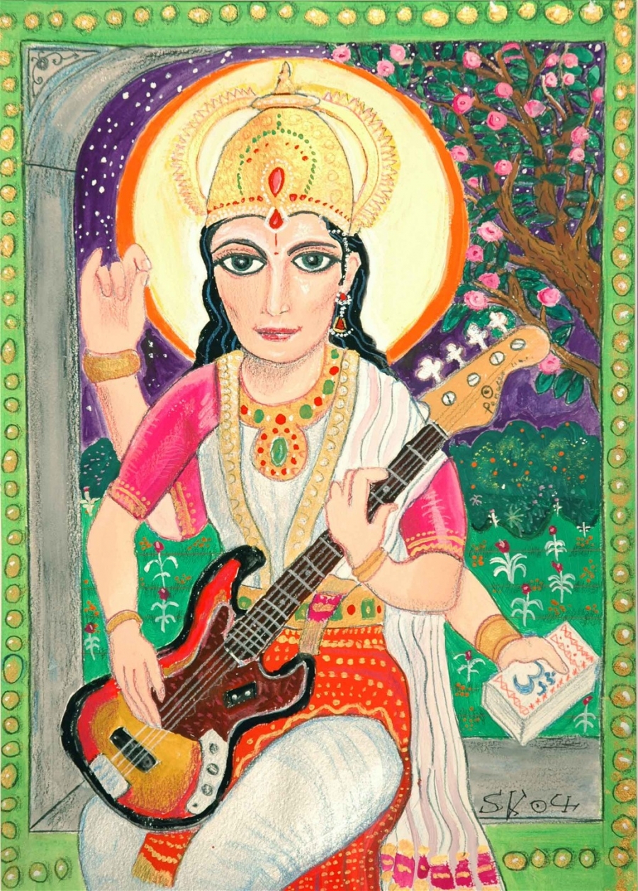 saraswati_w_fender_bass