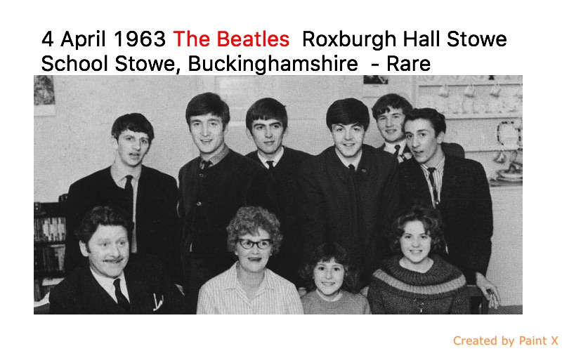 4_April_1963_The_Beatles_Roxburgh_Hall_Stowe_School_Stowe_Buckinghamshire_Rare_Photographs