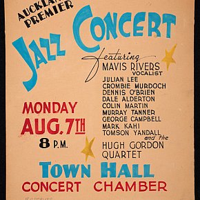 AUCKLAND'S FIRST JAZZ CONCERT, 1950, AT AUDIOCULTURE: Shedding Some Bloody Light