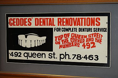 Pat McMinn: Geddes Dental Renovations advertisement (1949)