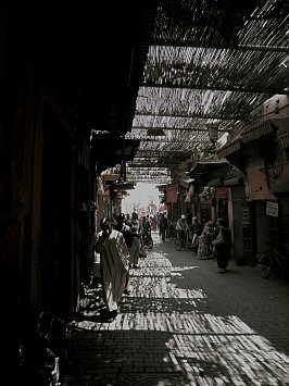 Marrakech, Morocco: When night comes falling