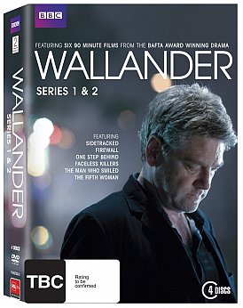 WALLANDER, SERIES 1 and 2, the television series based on books by HENNING MANKELL (BBC DVD)