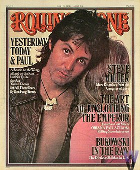 PAUL McCARTNEY SOLO CAREER; PART 1, 1970-80: Success in the Seventies