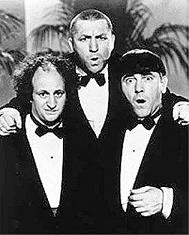 THE THREE STOOGES: Violence spoken here