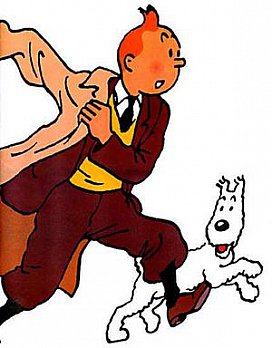 THE WORLD OF TINTIN. The timeless boy