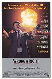 POLITICS AND PARODY, SEAN CONNERY IN WRONG IS RIGHT (1982): Today's news yesterday 